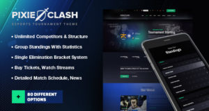 PixieClash | eSports Gaming-Thema für Turniere und Wettbewerbe
